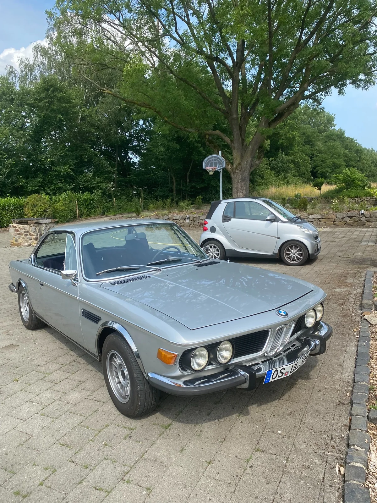 BMW E9 3.0 CSi in Polaris als klassischer Oldtimer in Osnabrück